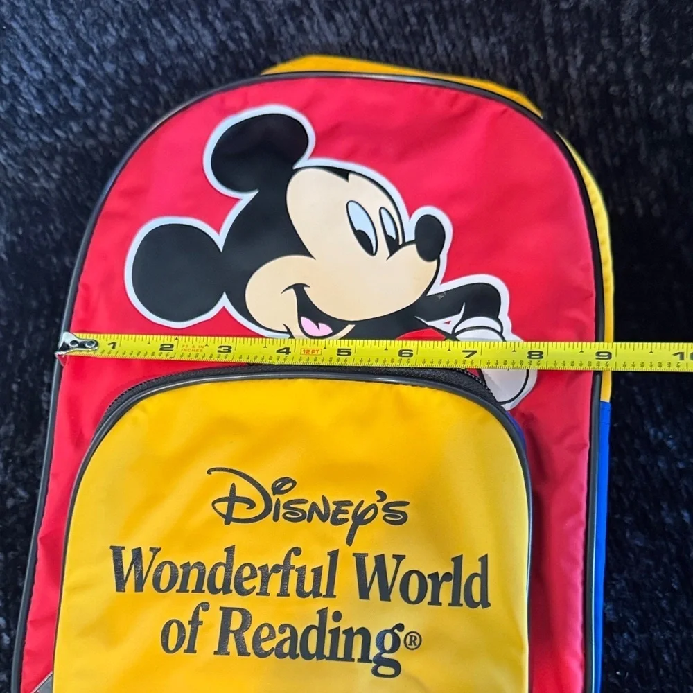 Disney Mickey Mouse Red and Yellow Kids Backpack